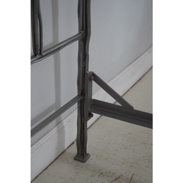 Corsican Iron Twiggy Bird & Berry Queen Size Poster Bed For Sale - Image 16 of 16