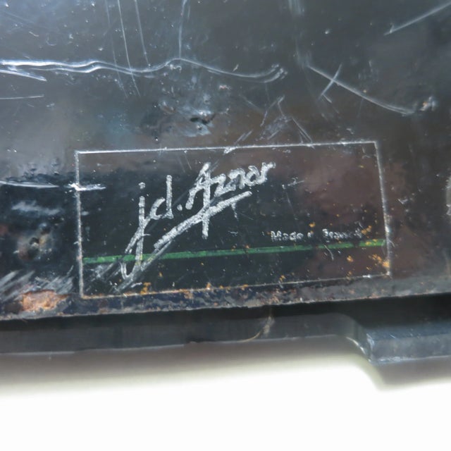 Metal Postmodern Table Lamp by JD Aznar, 1980s For Sale - Image 7 of 12