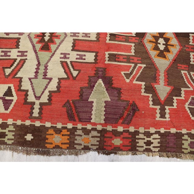 Caucasian Kilim Rug, 1920s For Sale - Image 15 of 18