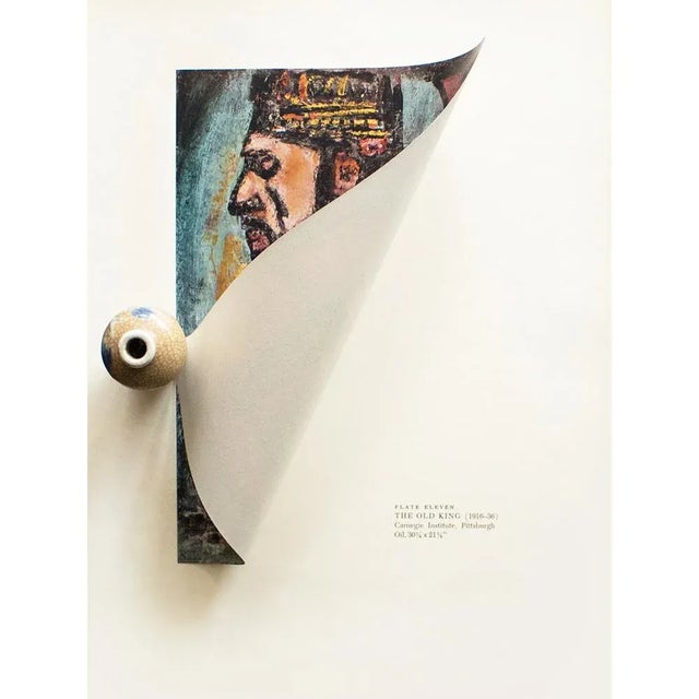 1950s After Georges Rouault, First Edition Period Lithograph "The Old King" For Sale - Image 4 of 8