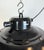 1960s Industrial Black Enamel Factory Hanging Lamp from Elektrosvit, 1960s For Sale - Image 5 of 15