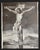 Textile Antique French Jacquard Woven Silk Crucifixion by Verzier Bonnart & Cie, Lyon, 1840s For Sale - Image 7 of 7