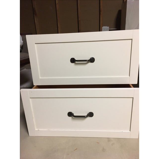 Pottery Barn Stratton Storage Bed With Drawers Chairish