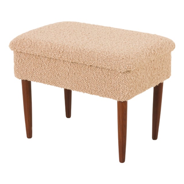 Mid-Century Modern Danish Ottoman, 1960s For Sale