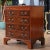 Niagara Furniture Campaign Small Mahogany Chest For Sale - Image 6 of 10
