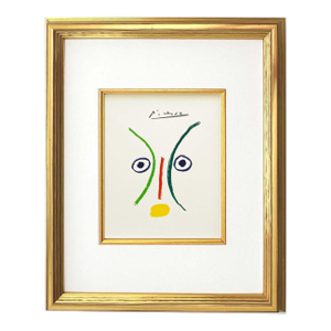 1960s Picasso Lithograph 109 the Lovers Framed