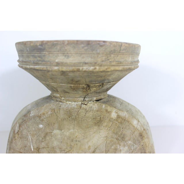 Vintage Wood and Metal Seed Sorter Candleholder For Sale - Image 10 of 11