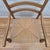 Mid 20th Century French Country Farmhouse Ladder Back Rush Seat Arm Chair For Sale - Image 4 of 11