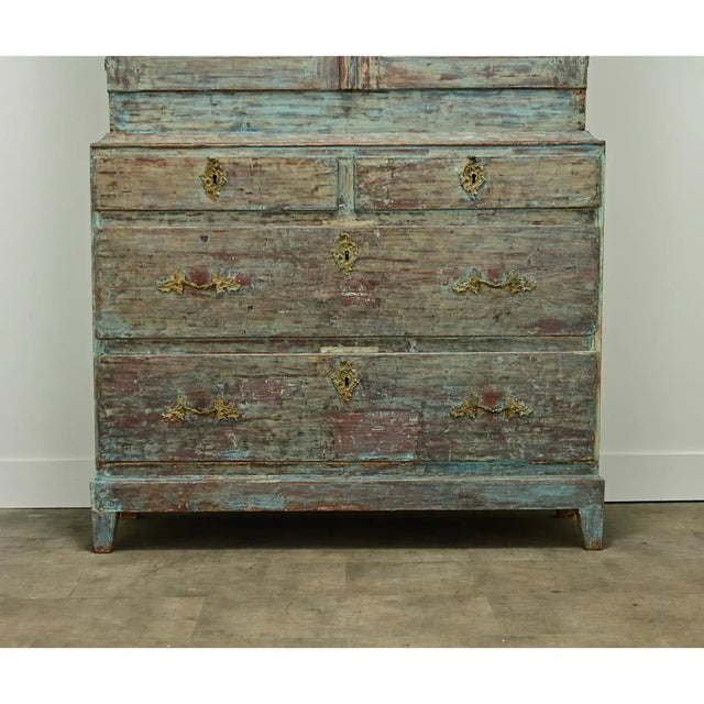 Swedish Gustavian Painted Cabinet For Sale In Baton Rouge - Image 6 of 12