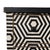 Schumacher 18th Century Schumacher French Painted Dressers with 1950s Black & White Geometric Design - A Pair For Sale - Image 4 of 6