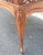 1950s Vintage Carved Wild Cherry Coffee Table For Sale - Image 5 of 8