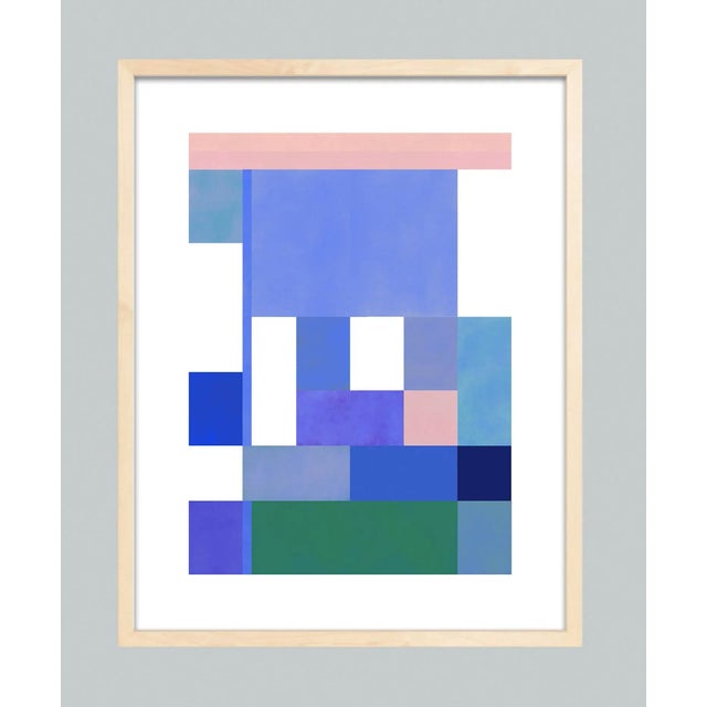 Abstract "Geometric Study No 7" Original Print by Mark Frohman For Sale - Image 3 of 6