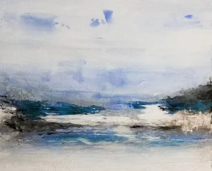 "Sea to Shining Sea" Contemporary Abstract Coastal Fine Art Print