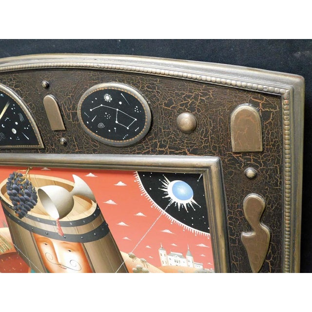 Anton Arkhipov "Fall Bright . The Cosmological Theory" Original Oil on Canvas For Sale - Image 11 of 15