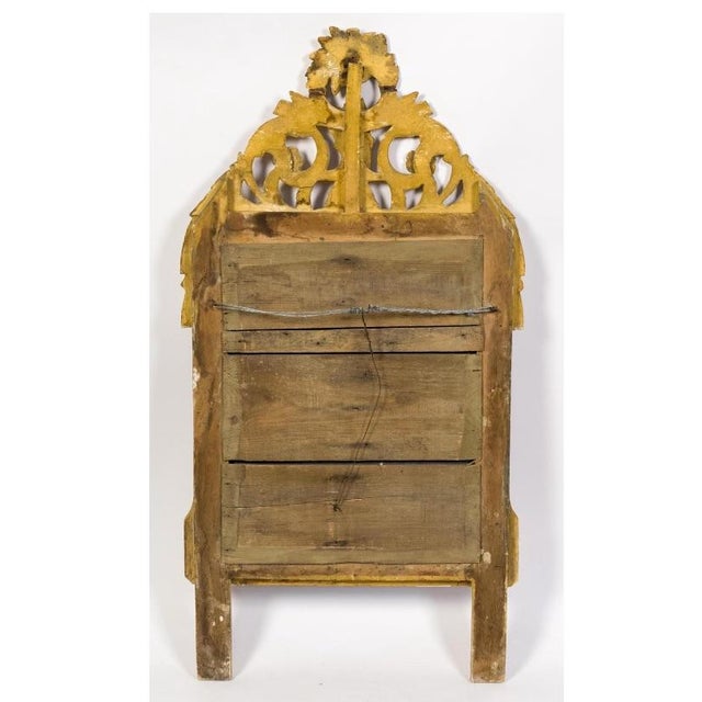 18th Century Italian Neoclassical Giltwood Mirror For Sale - Image 11 of 11