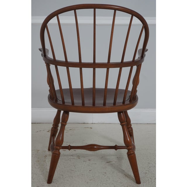 Set of 6 Frederick Duckloe Loop Back Windsor Dining Room Chairs For Sale - Image 4 of 18