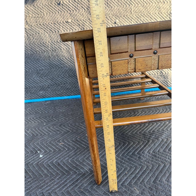 Mersman Vintage Mersman Mid Century Side Table For Sale - Image 4 of 11