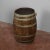 Small Wine Barrel with Wooden Staves and Metal Bands, 20th Century For Sale - Image 18 of 18