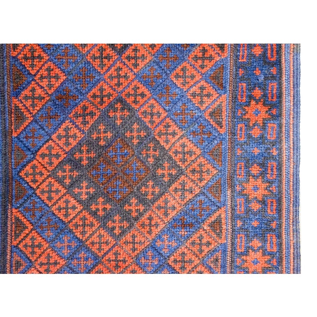 Vintage Afghani Baluch Runner For Sale - Image 13 of 15