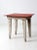 Red Vintage Rustic Painted Side Table For Sale - Image 8 of 12