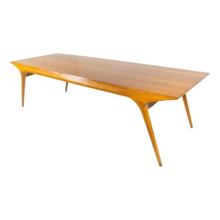Large Mid-Century Walnut Dining Table from Carlo De Carli, 1950s For Sale