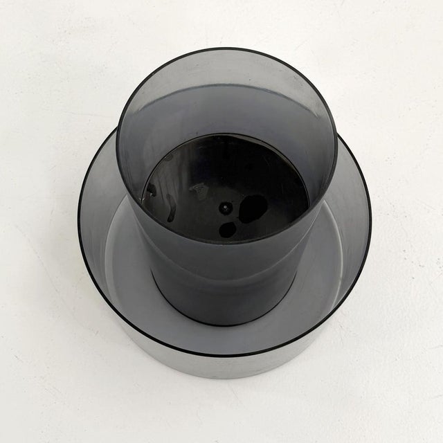 Postmodern Acrylic Glass Magazine Rack by Opi Milano for Cini & Nils, 1970s For Sale - Image 3 of 8