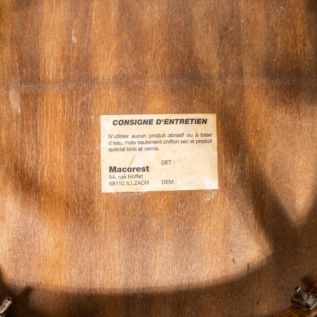 French Bentwood Fan Back Dining Chair, 1970s For Sale - Image 11 of 12