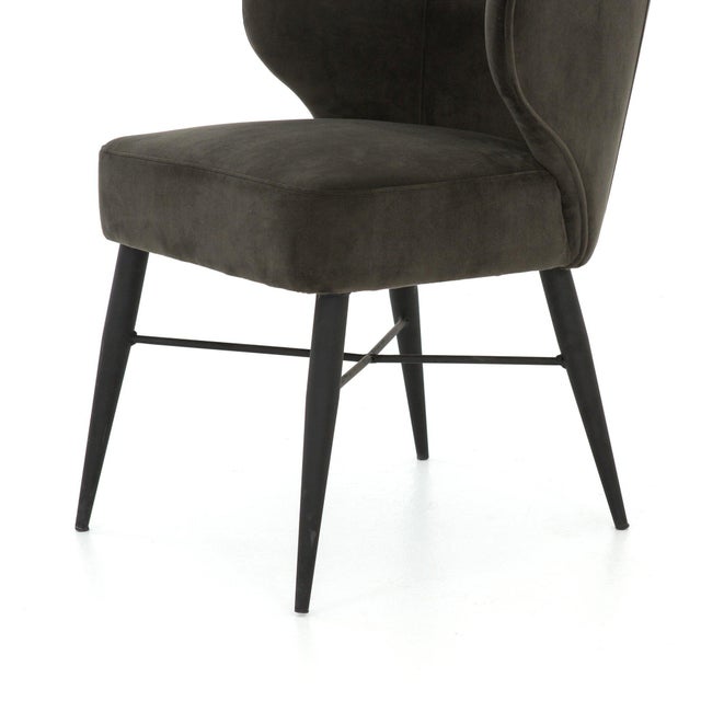 Four Hands Arianna Dining Chair - Bella Smoke For Sale - Image 10 of 12
