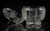 Crystal container is an original decorative object realized in the 1970s. Original glass and brass. Made in Italy....