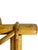 Brown Vintage French Provincial Bamboo Coat Hat Rack With Two Hooks For Sale - Image 8 of 12