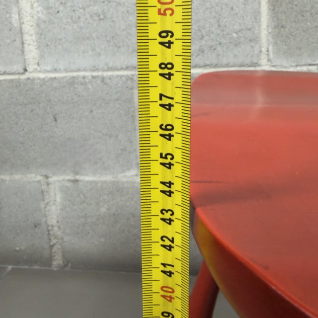 Modernist Red Lacquered Wooden Chair from Pizzetti Roma, 1970s For Sale - Image 14 of 16