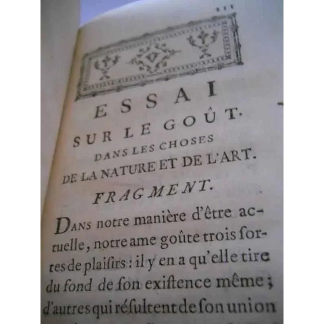 1760s Decorative French Leather Book, Montesquieu's Le Temple De Gnide For Sale - Image 4 of 6