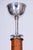 1920s Art Deco Chandelier in Chromed Steel, Walnut and Glass, Czech, 1920s For Sale - Image 5 of 9