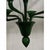 Mid-Century Modern Contemporary Murano Glass Chandelier in Decò Style Decorated in Translucent Dark Green Color For Sale - Image 3 of 5