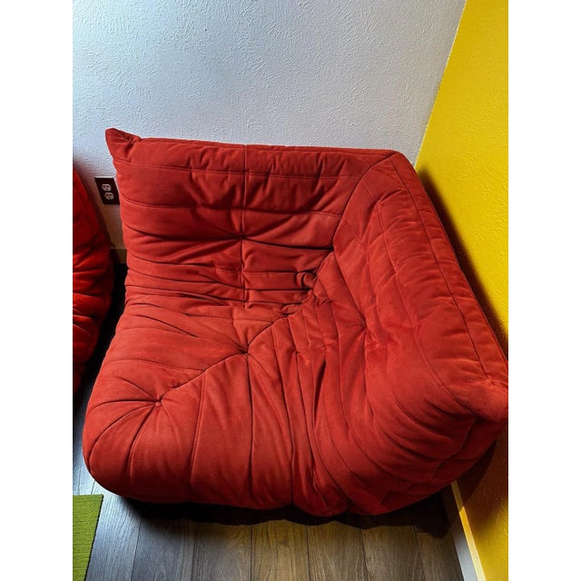 Togo Modular Sofa by Michel Ducaroy for Ligne Roset, Set of 3 For Sale - Image 9 of 18