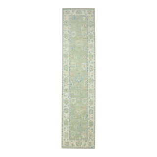Turkish Oushak Runner Rug 2'9" x 11'9" #17791 For Sale