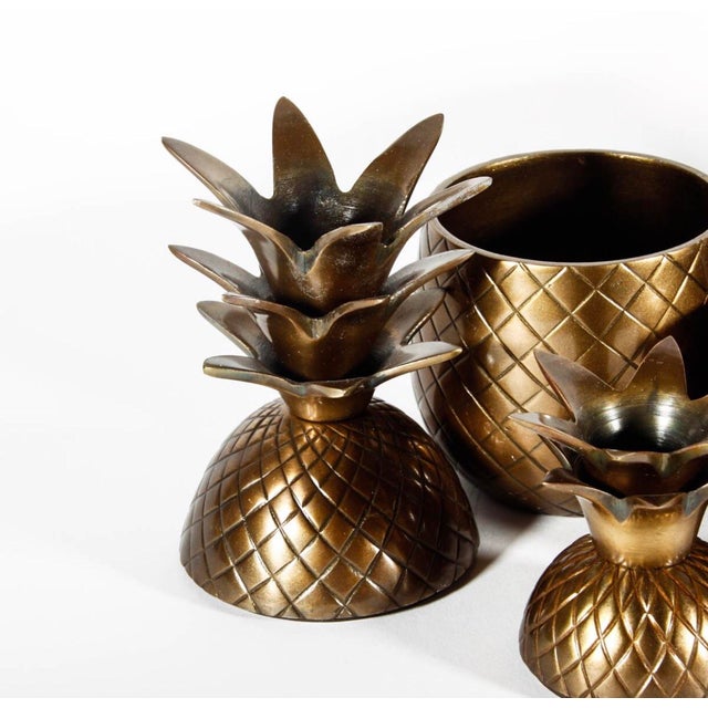 Vintage Pineapple Canisters Set of 3 Chairish