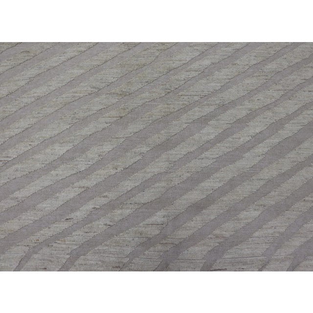 Modern Hand-Knotted Wool Rug by Keivan Woven Arts 9'4 X 11'9 For Sale - Image 9 of 12
