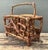 Vintage Bamboo Newspaper Rack For Sale - Image 4 of 12