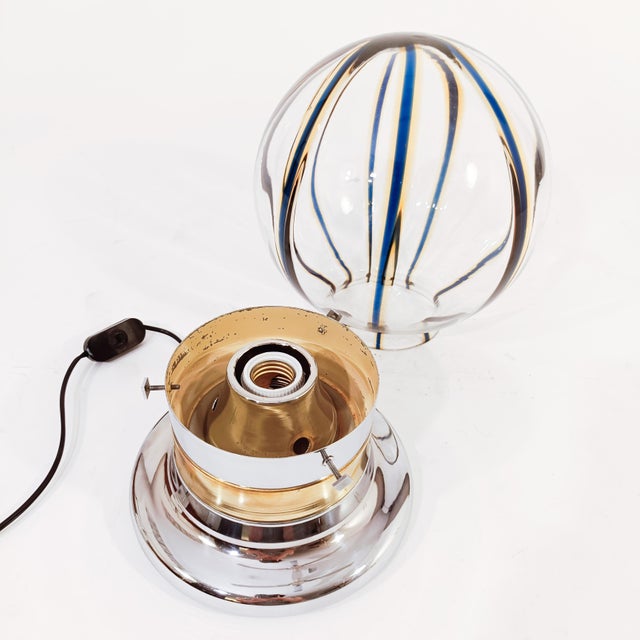 Italian Table Lamp attributed to Toni Zuccheri, 1970s For Sale - Image 10 of 11