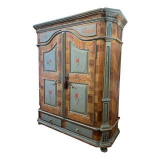 Austrian Wedding Armoire, 18th Century For Sale