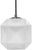 Contemporary Contemporary Mimo by Oggetti Clear Glass Cube Pendant With Gunmetal Hardware For Sale - Image 3 of 3