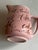 Vinatge Pink & Brown Hot Chocolate Pitcher For Sale - Image 4 of 5