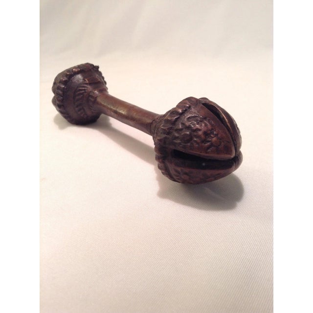 Vintage Brass Bell Rattle For Sale - Image 10 of 11