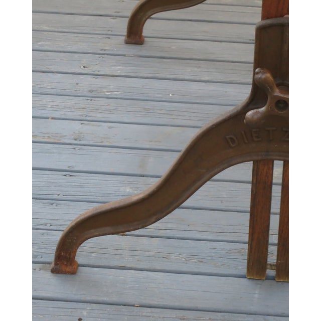 1920s Antique Dietzgen Drafting Table Cast Iron Legs Chairish
