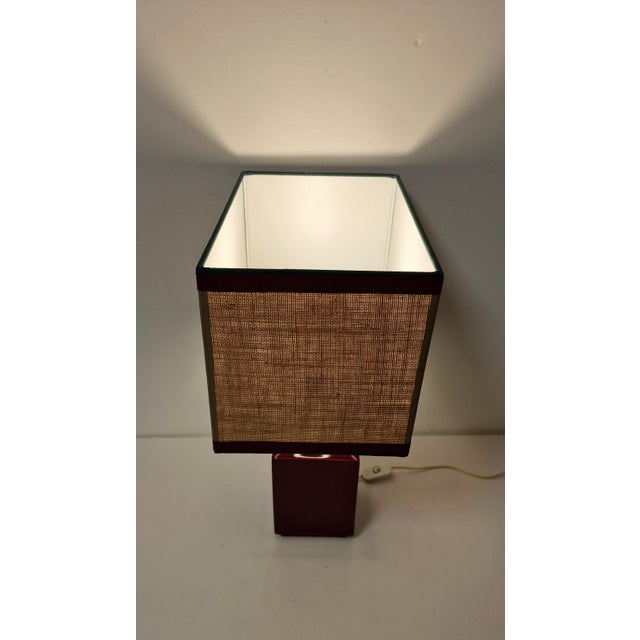 Ceramic Table Lamp by Zaccagnini and Ginori, 1960s For Sale - Image 3 of 14