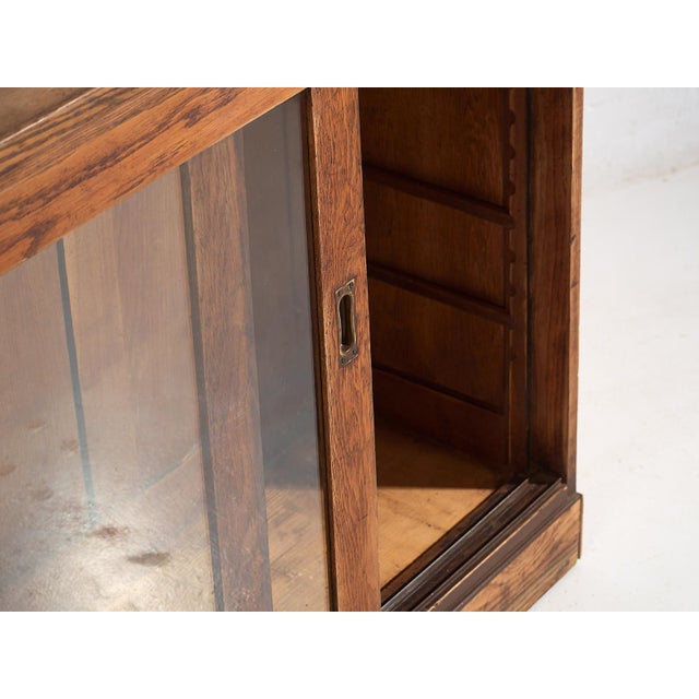 Vintage Store Counter with Glass Doors and Rear Drawer Unit, 1920 For Sale - Image 9 of 15