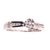 14 Karat White Gold Semi Mount Diamond Engagement Fashion Ring 0.53 TDW, Size 6.75 For Sale - Image 9 of 10