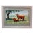 Circa 1996 l.m. Steadman Two Cows Resting in Pasture Watercolor, Signed For Sale