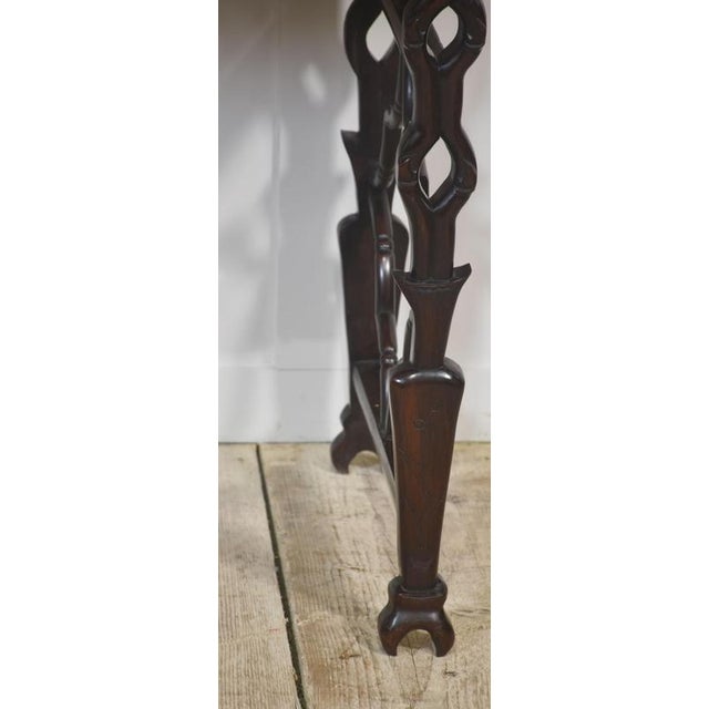 Black Chinese Altar Table in Bamboo For Sale - Image 8 of 13